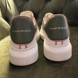 Alexander McQueen Limited Run Pink and Green Sneakers worn twice
